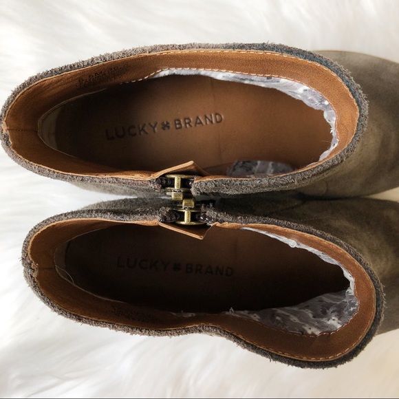 •SOLD• Lucky Brand Brolley Bootie // Leather Suede - Picture 5 of 8